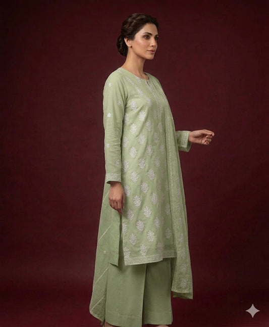 3PC Embroidered Suit | Full Embroidered