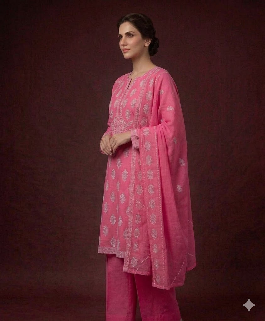 3PC Embroidered Suit | Full Embroidered