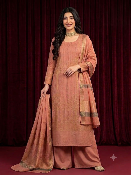 3 Piece Unstitched Rangoli Lawn Suit