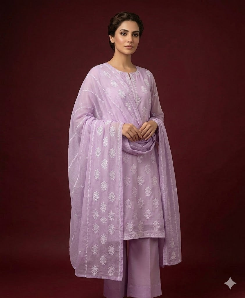 3PC Embroidered Suit | Full Embroidered
